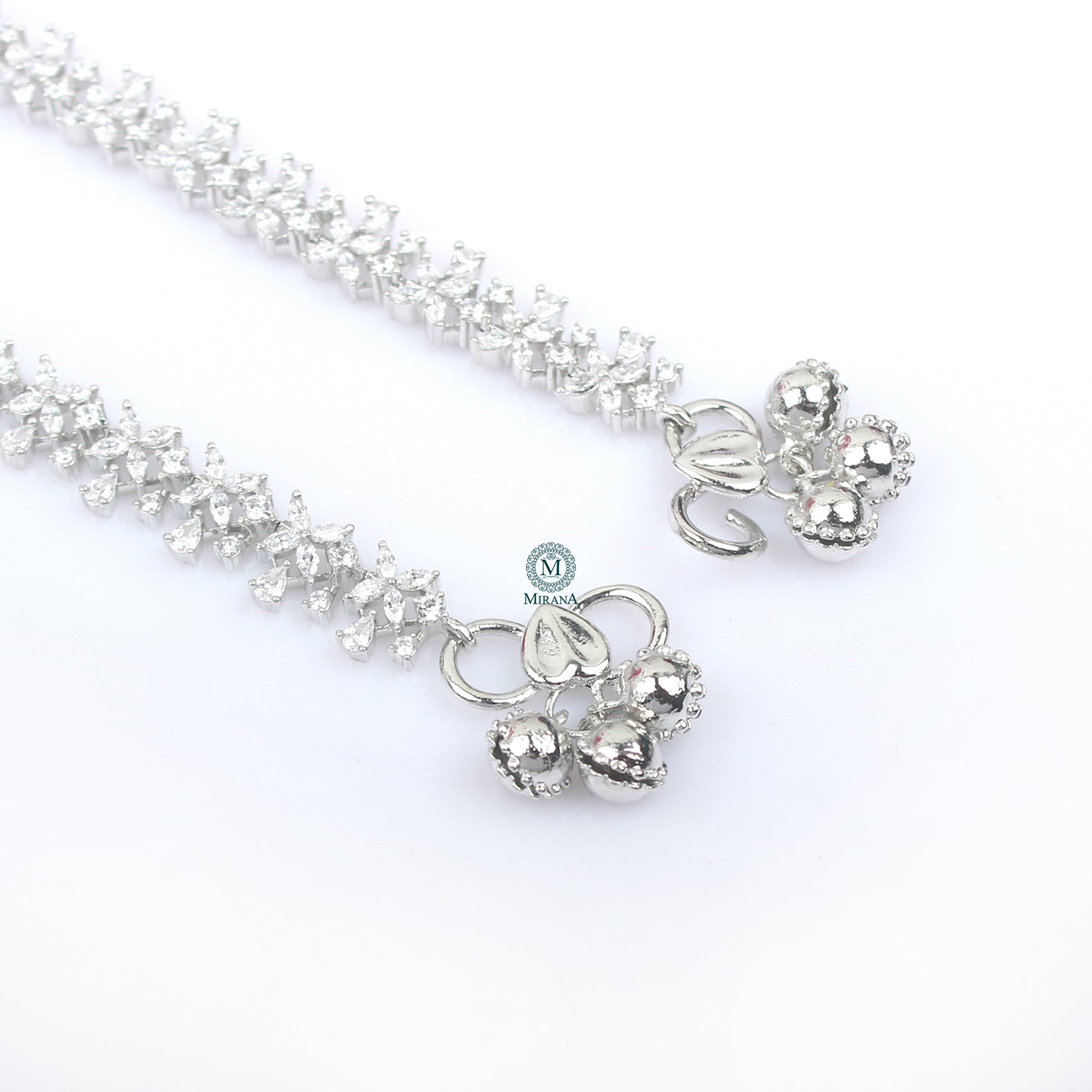 Krisha CZ Designer Anklet
