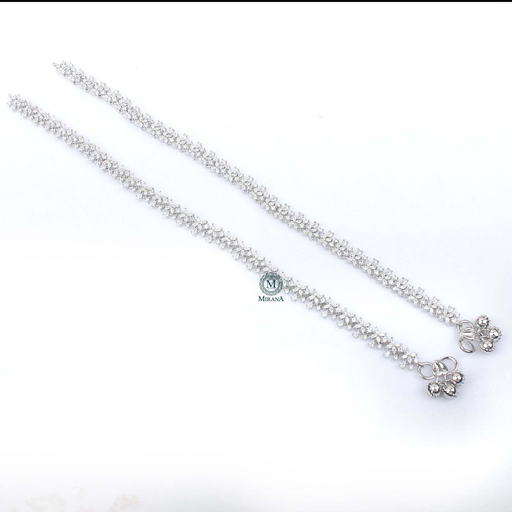 Krisha CZ Designer Anklet