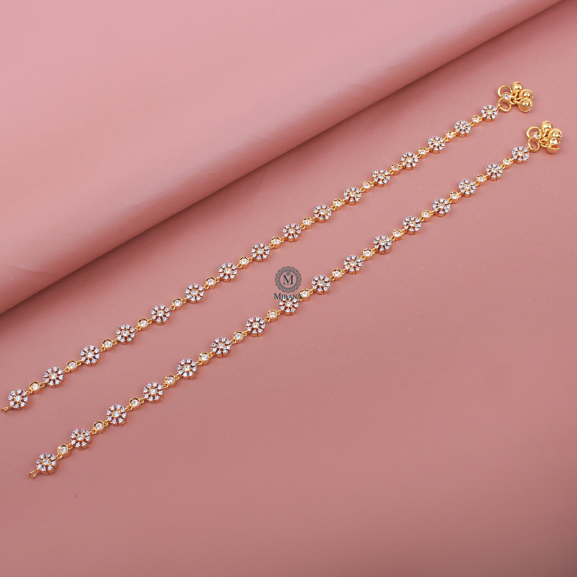 Priyaashi CZ Designer Anklets