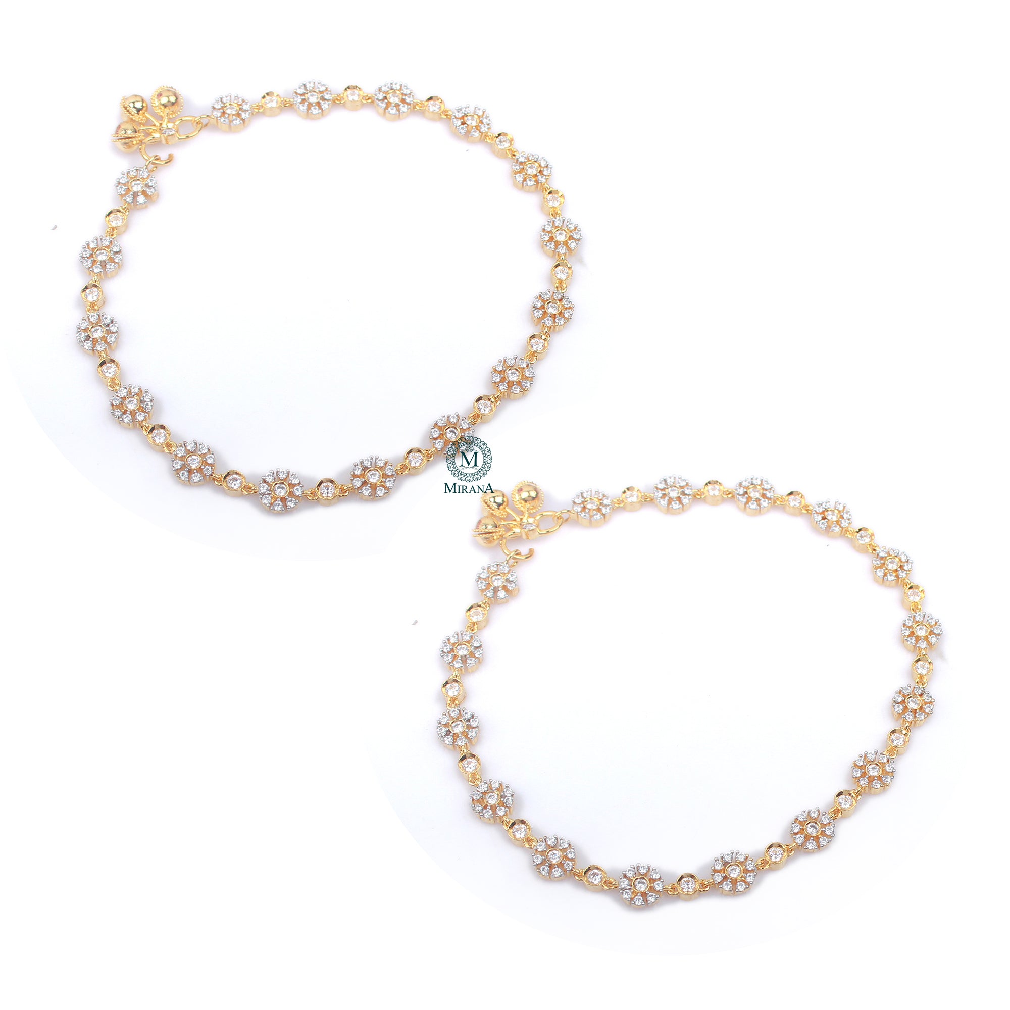Priyaashi CZ Designer Anklets