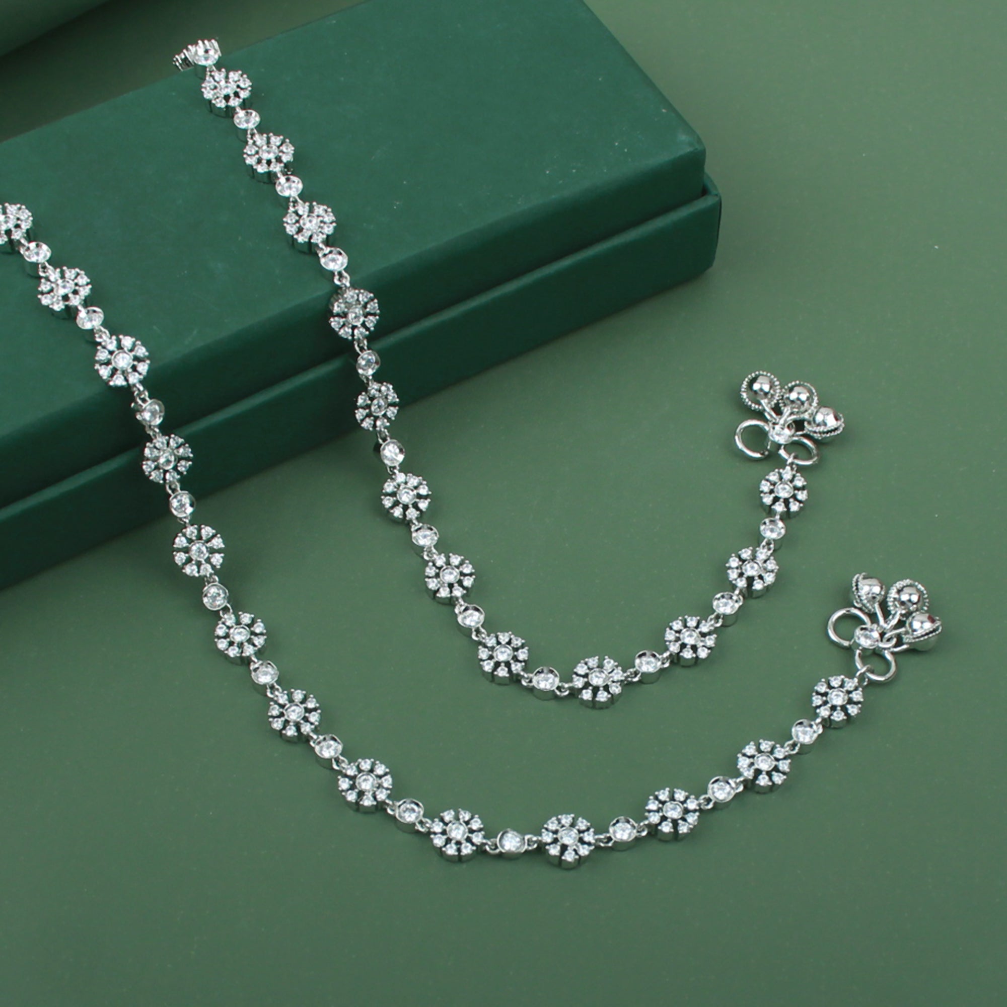 Priyaashi CZ Designer Anklets