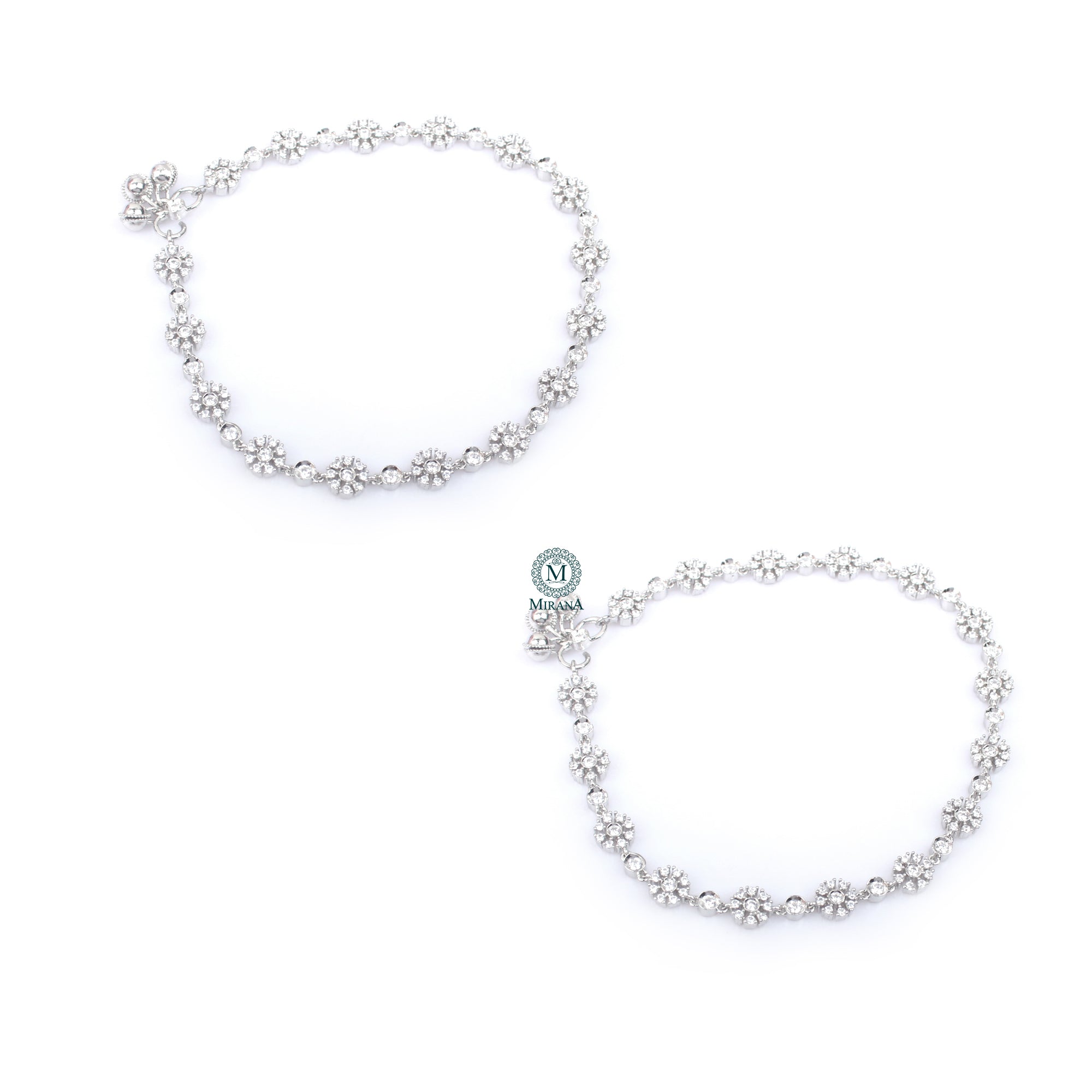 Priyaashi CZ Designer Anklets