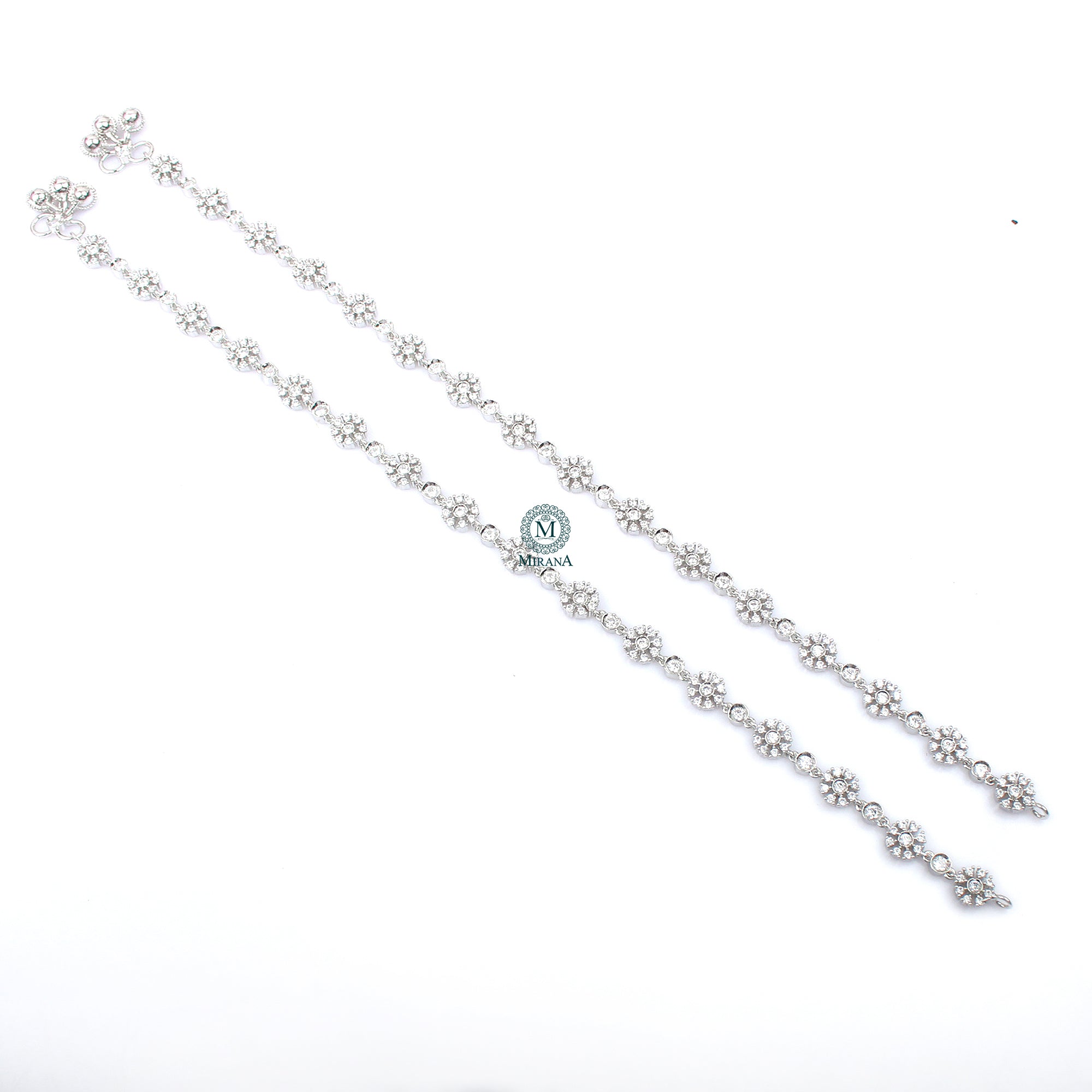 Priyaashi CZ Designer Anklets