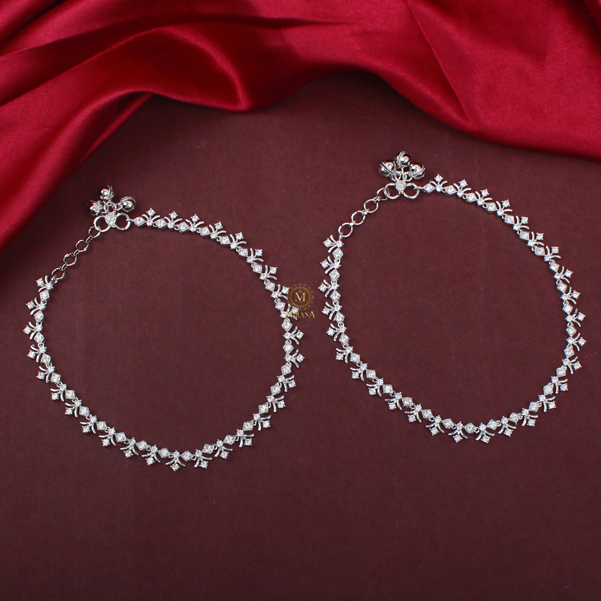 Nupur CZ Designer Anklets