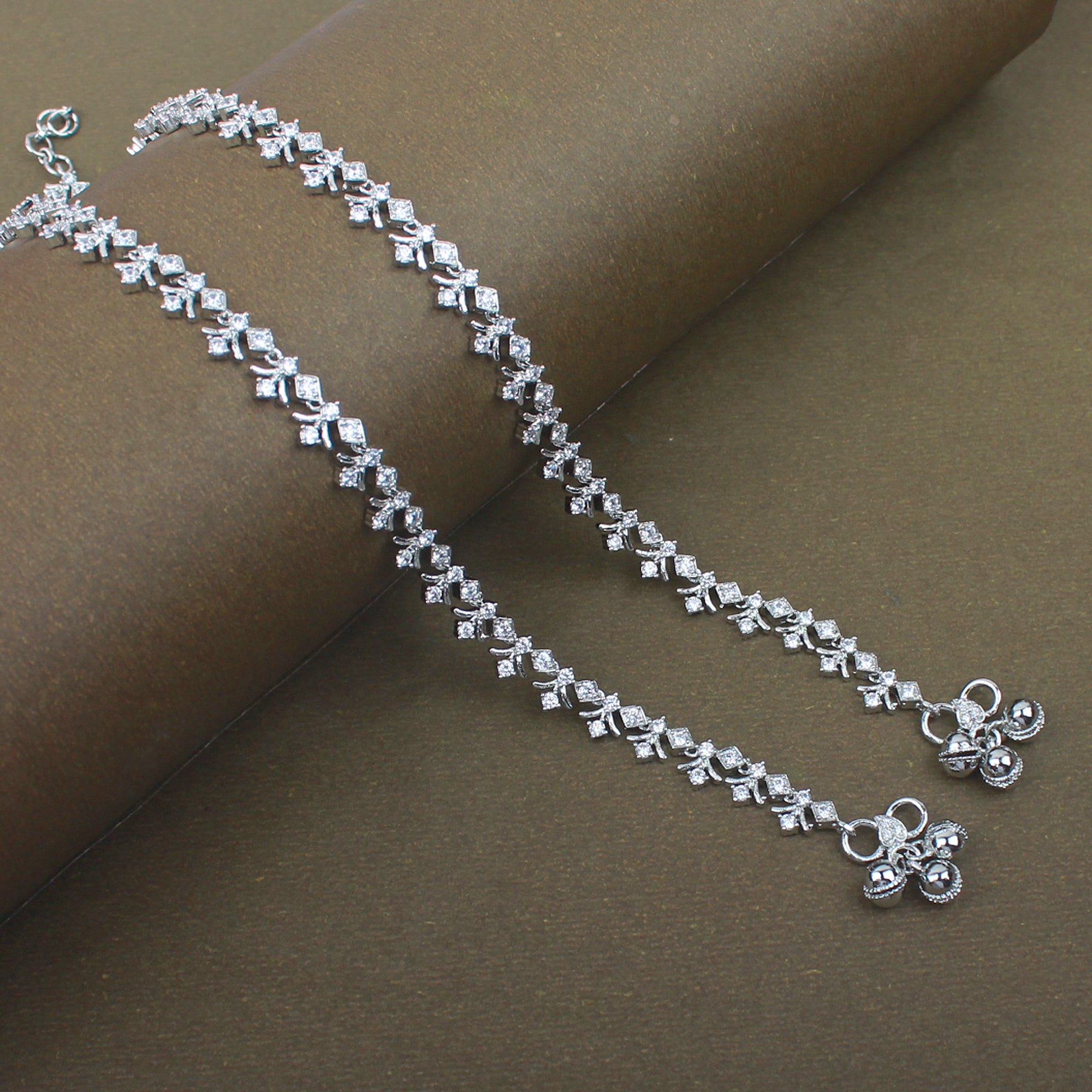 Nupur CZ Designer Anklets