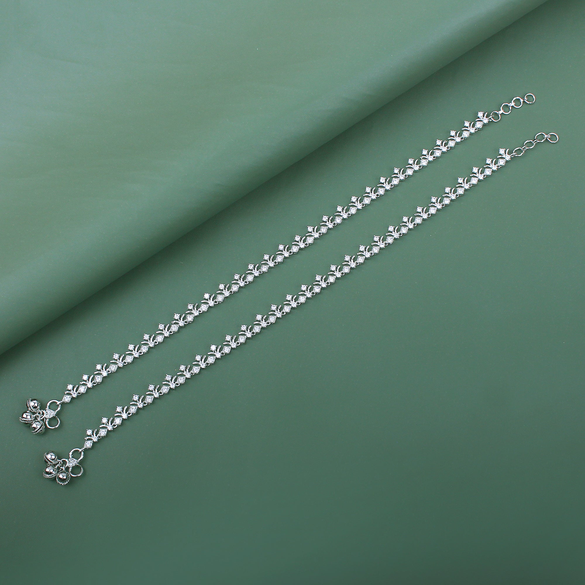 Nupur CZ Designer Anklets