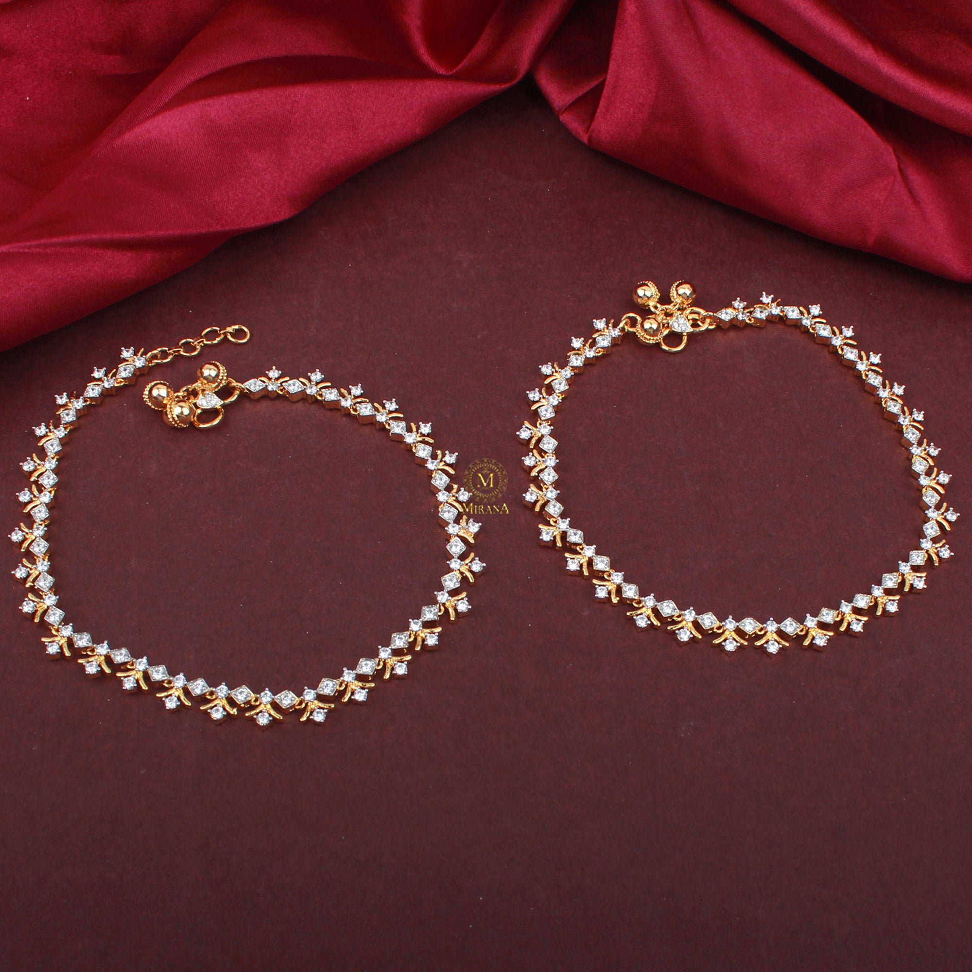 Nupur CZ Designer Anklets