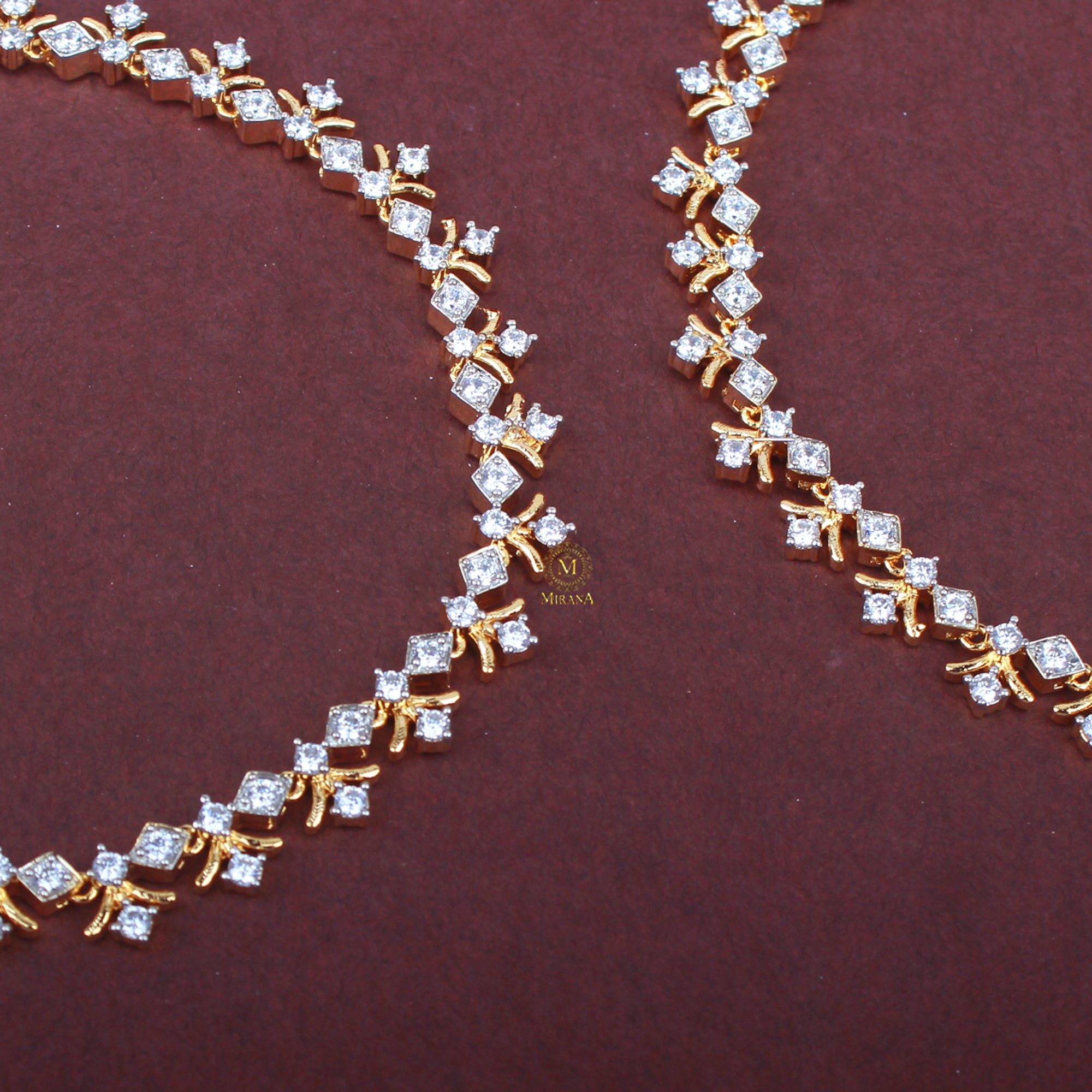 Nupur CZ Designer Anklets
