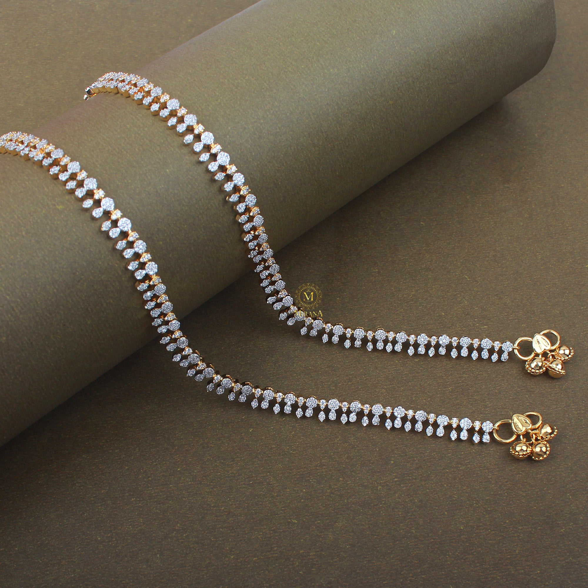 Jivika CZ Designer Anklets