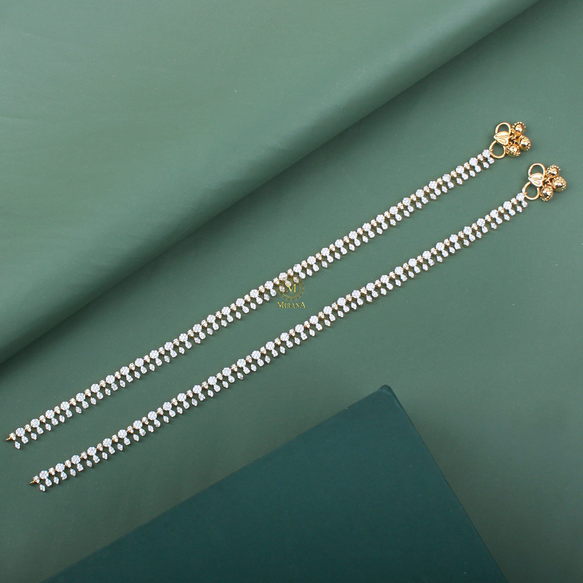 Jivika CZ Designer Anklets