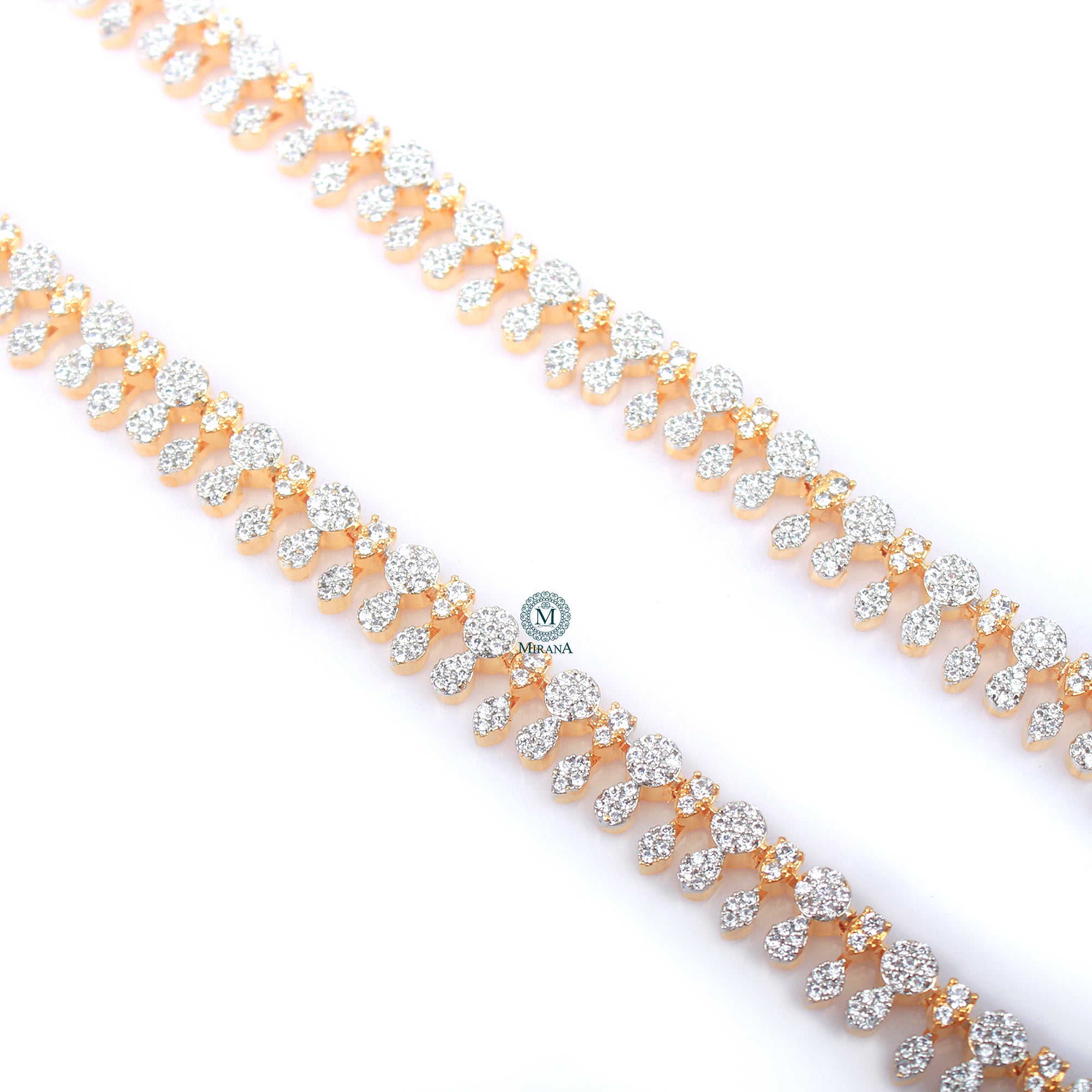 Jivika CZ Designer Anklets