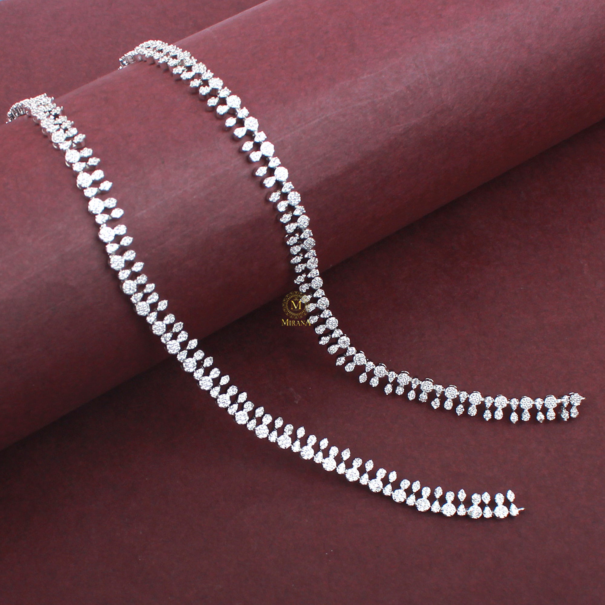 Jivika CZ Designer Anklets