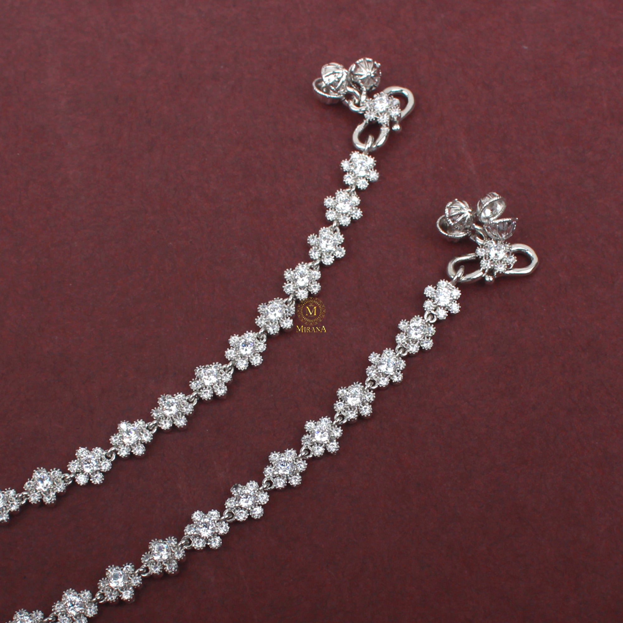 Yasha CZ Designer Anklets
