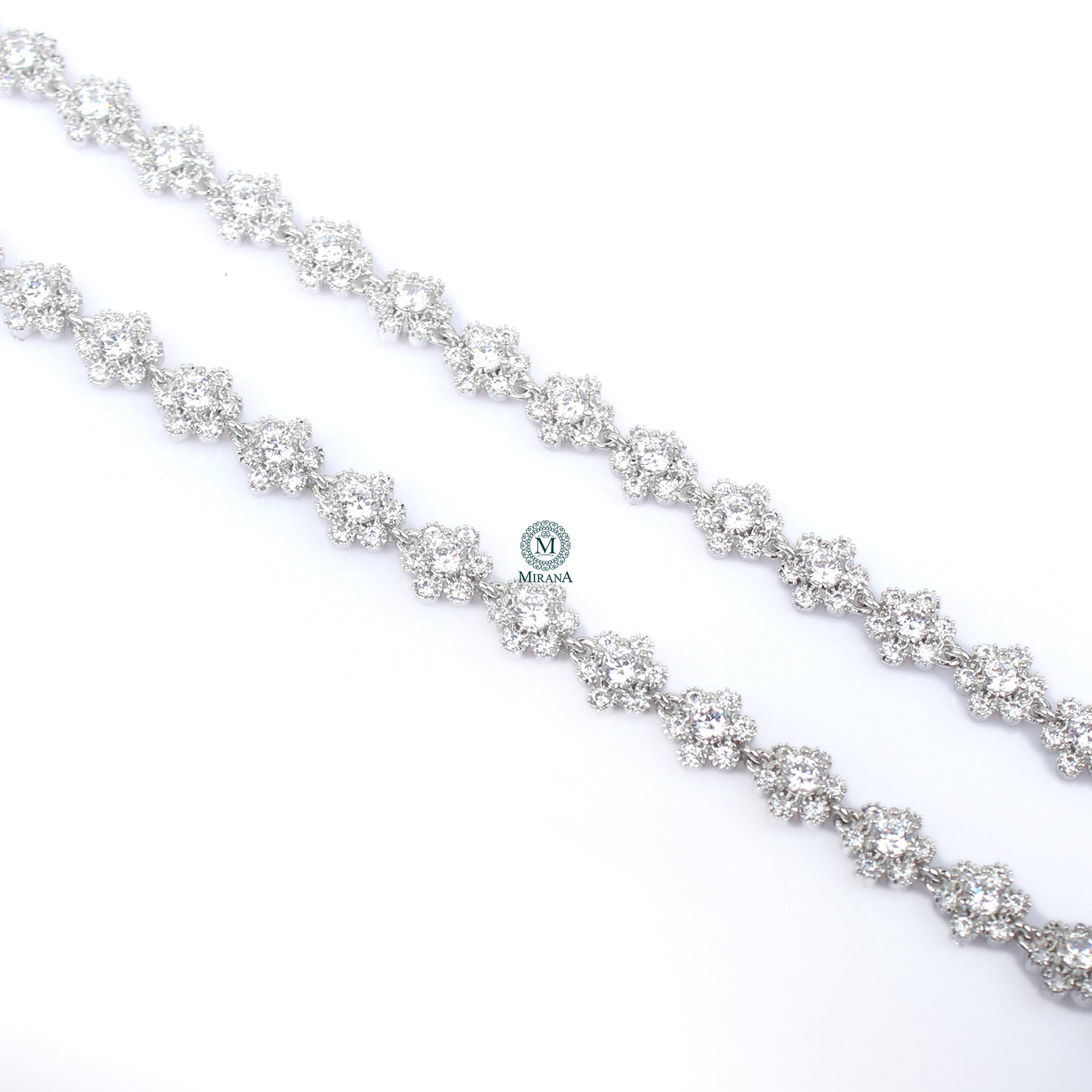 Yasha CZ Designer Anklets