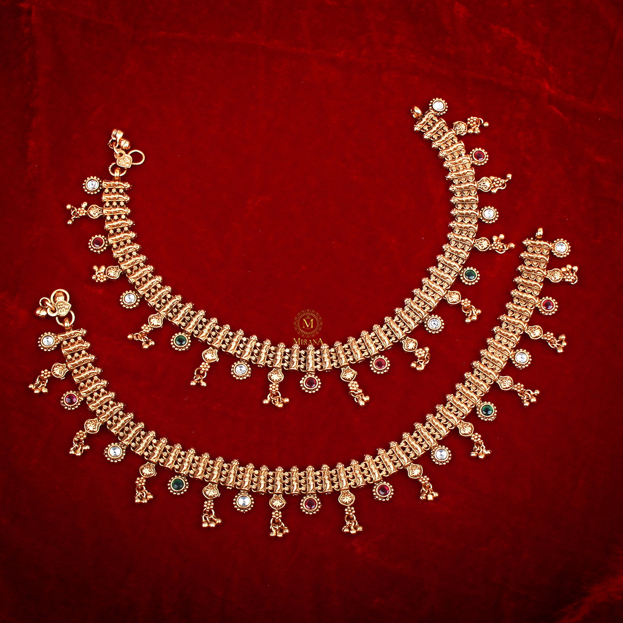 Avika Antique Designer Anklets