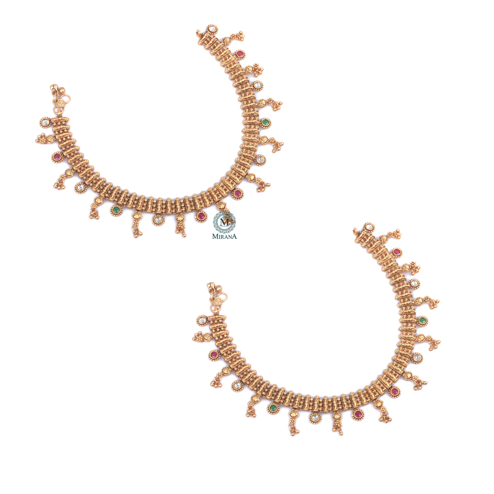 Avika Antique Designer Anklets