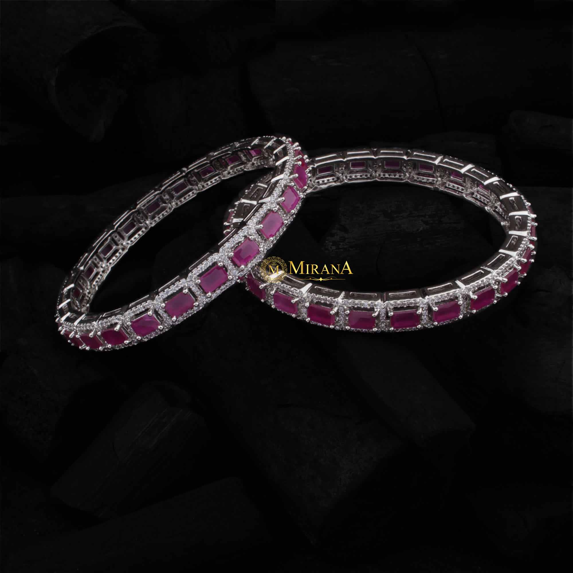 Octo Colourful Stone Bangles