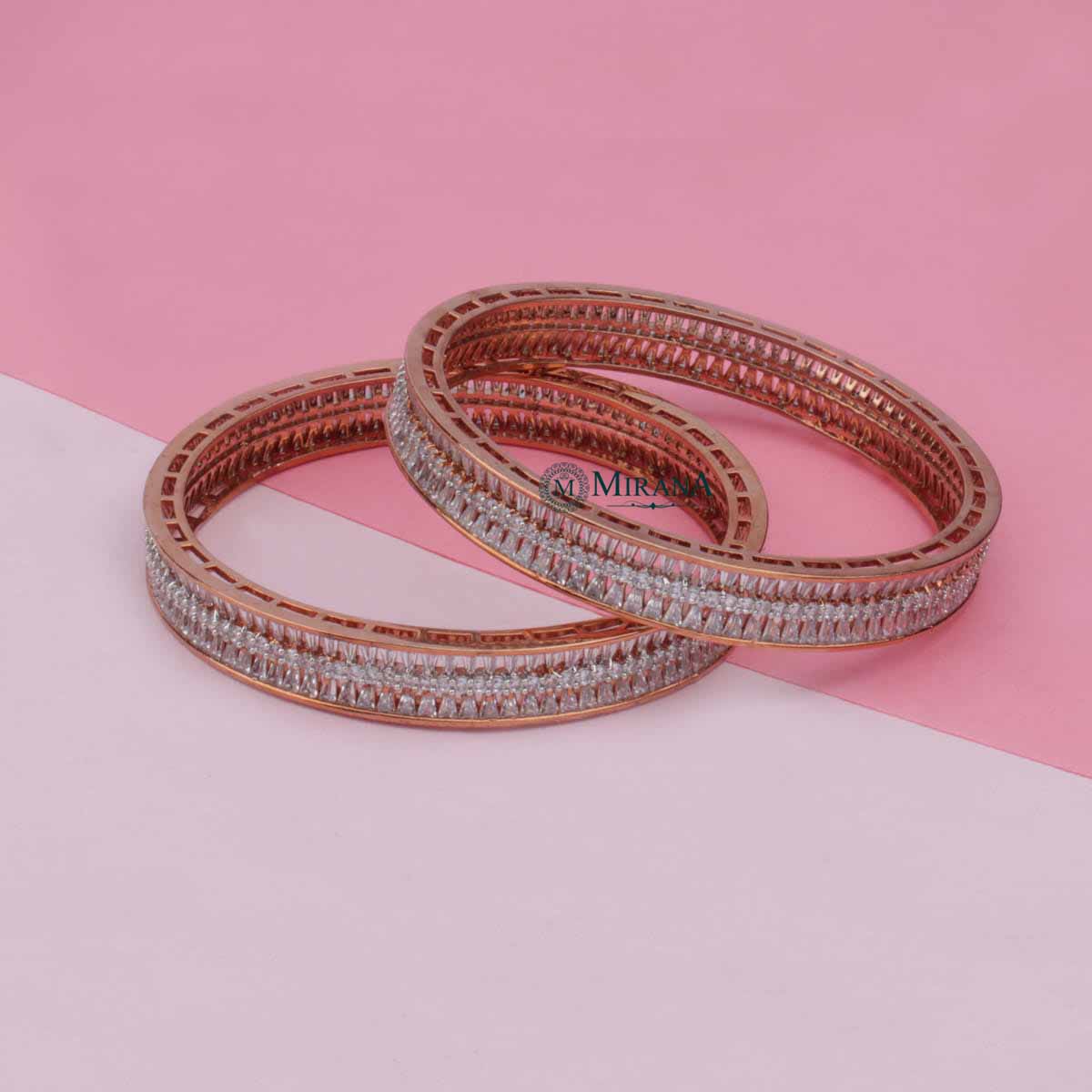 Tapered Baguette CZ Bangles