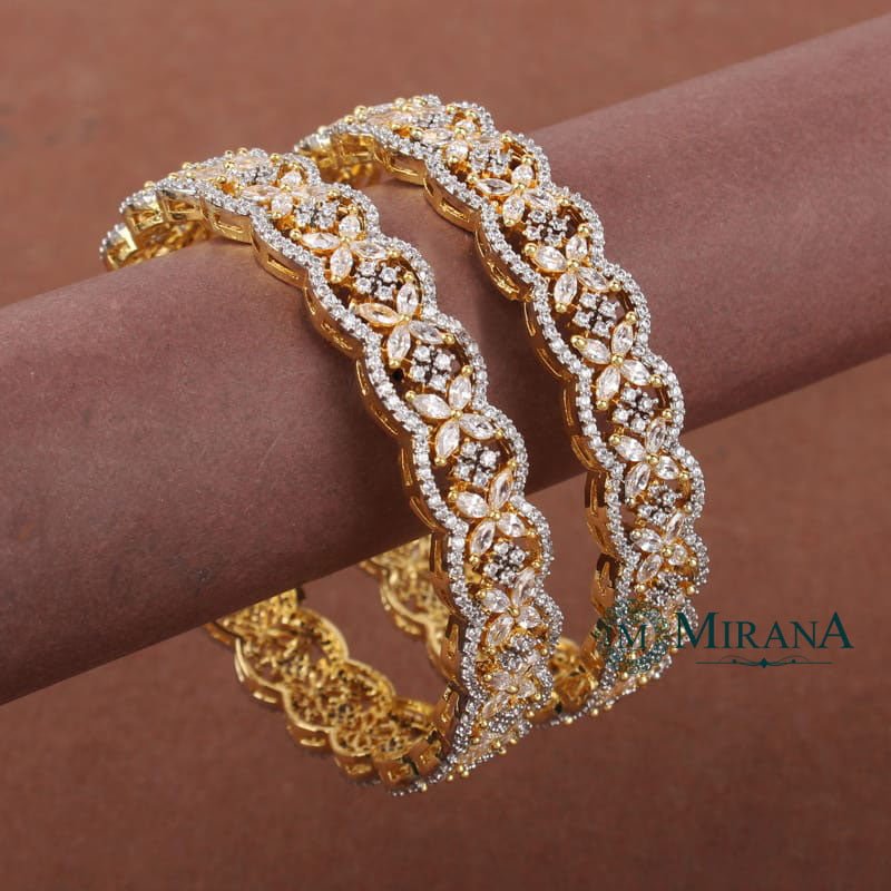 Arena Flower Designer Bangles