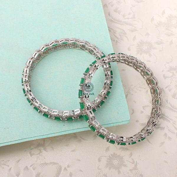 Laura Green CZ Designer Bangles