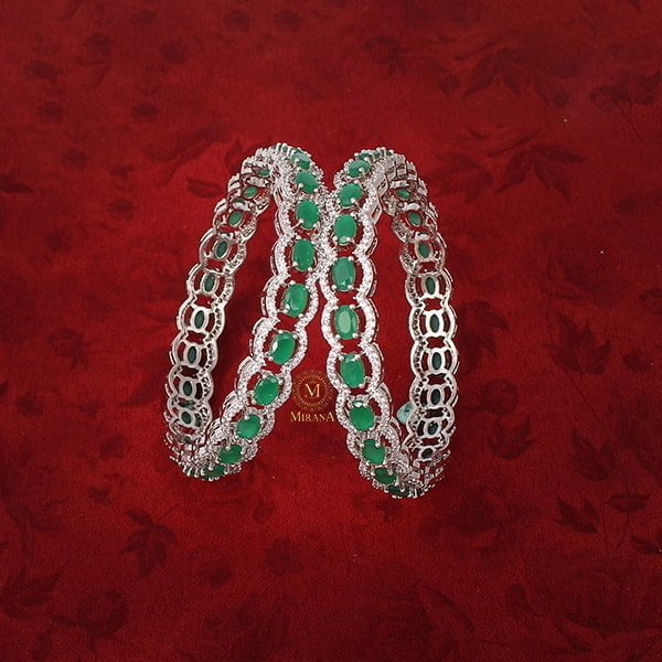 Laura Green CZ Designer Bangles