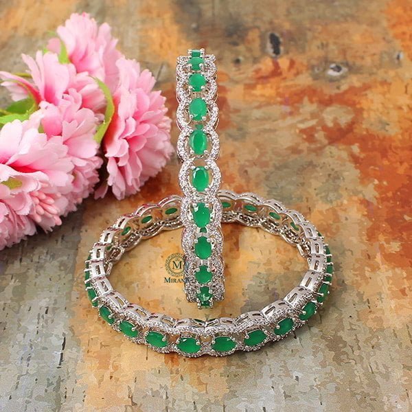 Laura Green CZ Designer Bangles