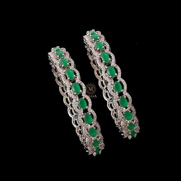 Laura Green CZ Designer Bangles