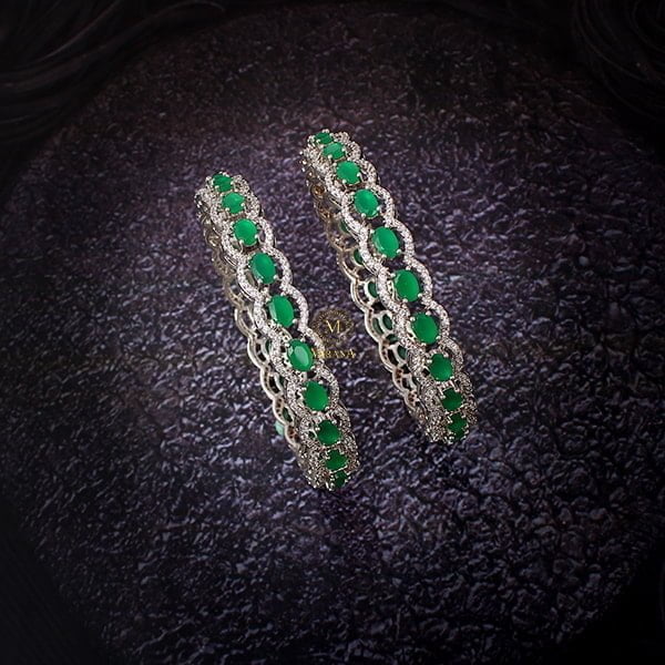 Laura Green CZ Designer Bangles