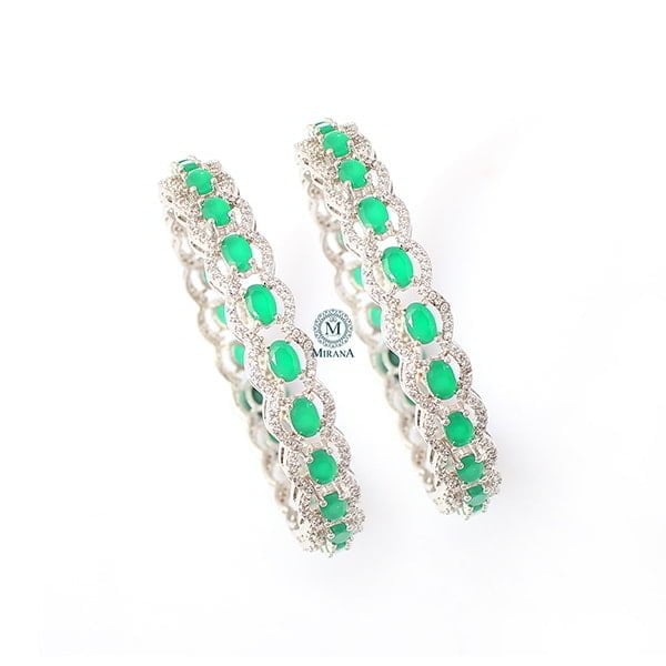 Laura Green CZ Designer Bangles