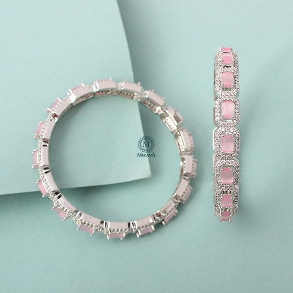 Octo Pastel Pink Colour Bangles