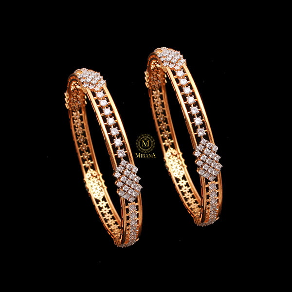 Myla CZ Designer Bangles