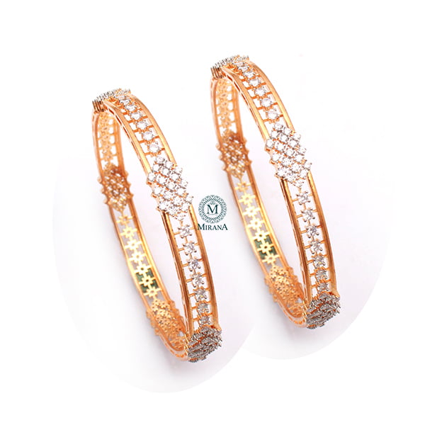 Myla CZ Designer Bangles