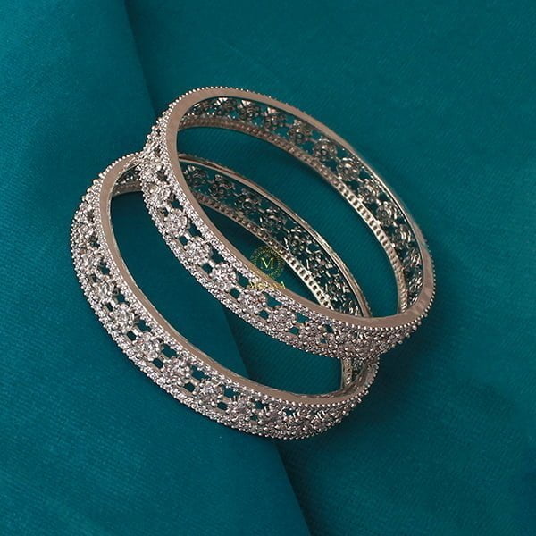 Hazel CZ Designer Bangles