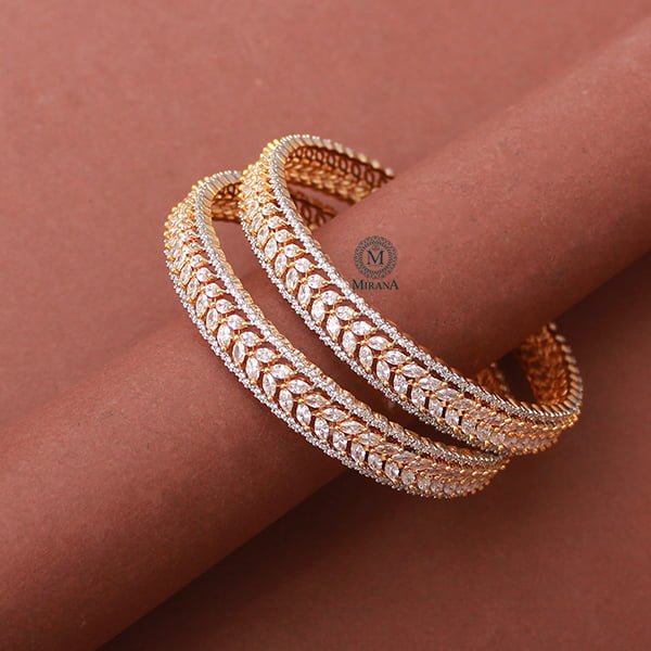 Bella CZ Designer Bangles