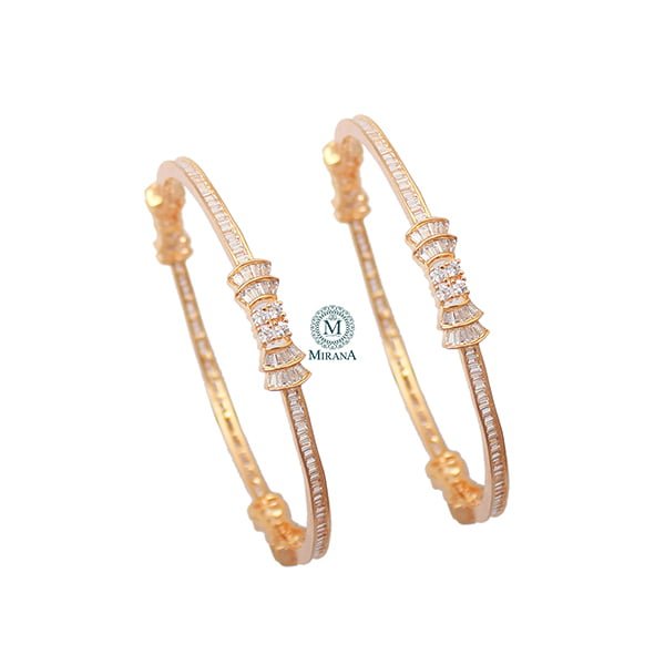 Iris CZ Designer Bangles