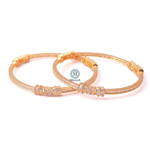 Iris CZ Designer Bangles