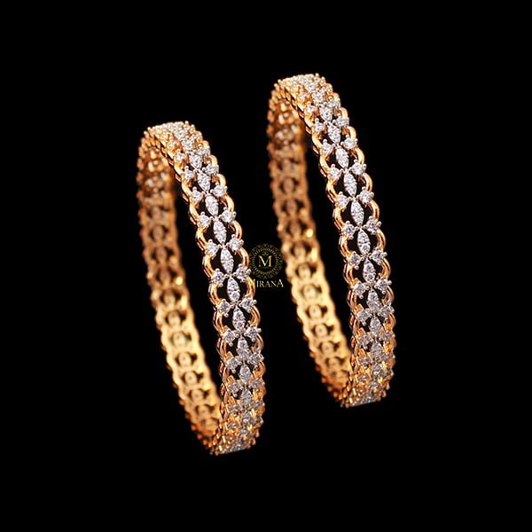 Nina CZ Designer Bangles