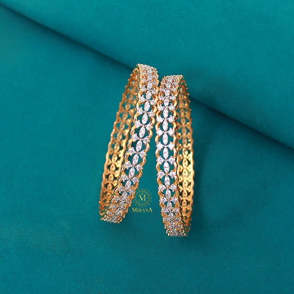 Nina CZ Designer Bangles