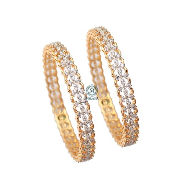 Nina CZ Designer Bangles