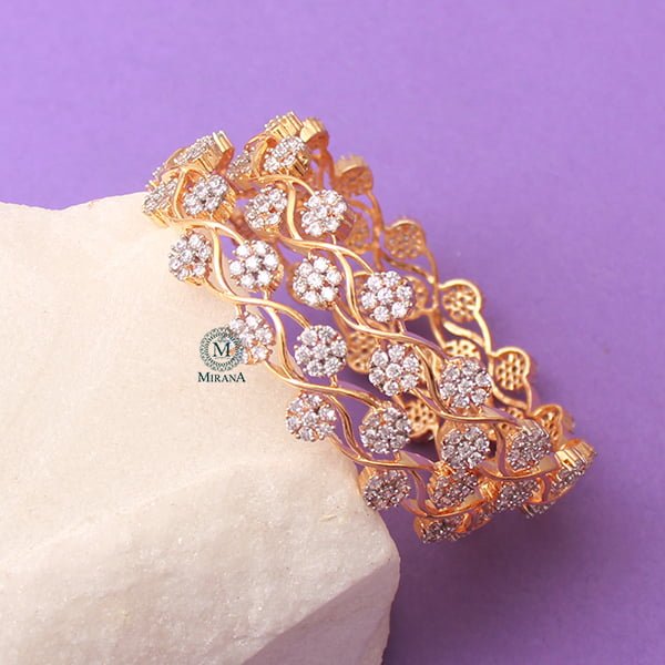 Lauren CZ Designer Bangles