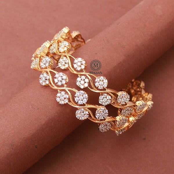 Lauren CZ Designer Bangles