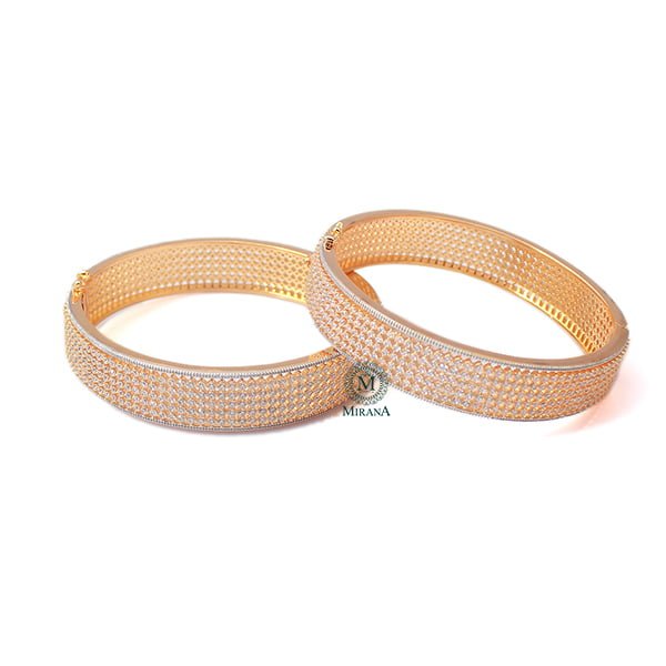 Veronica CZ Designer Bangles