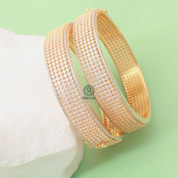 Veronica CZ Designer Bangles