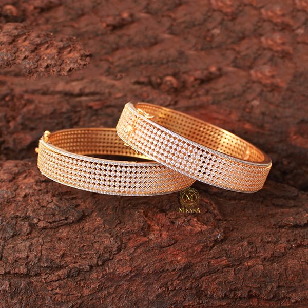 Veronica CZ Designer Bangles