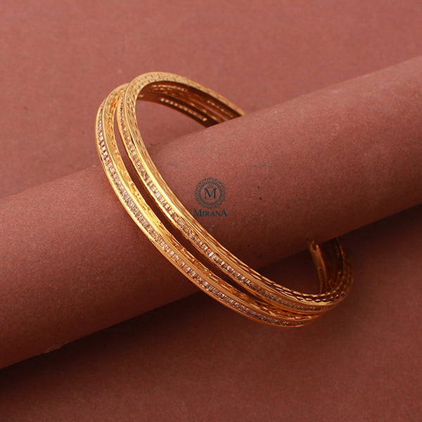 Sophia CZ Designer Bangles