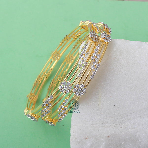 Liliana CZ Designer Bangles