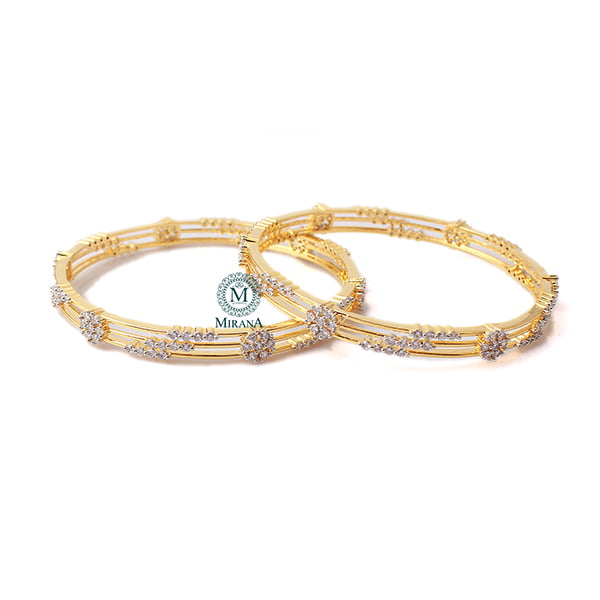 Liliana CZ Designer Bangles