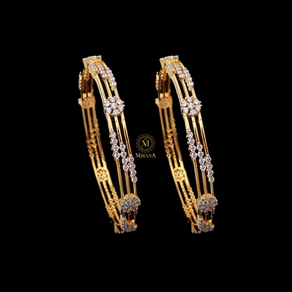 Liliana CZ Designer Bangles