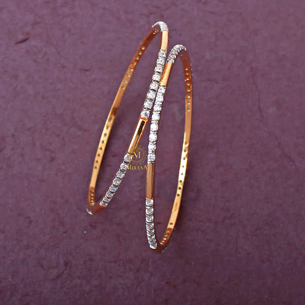 Natalia CZ Designer Bangles