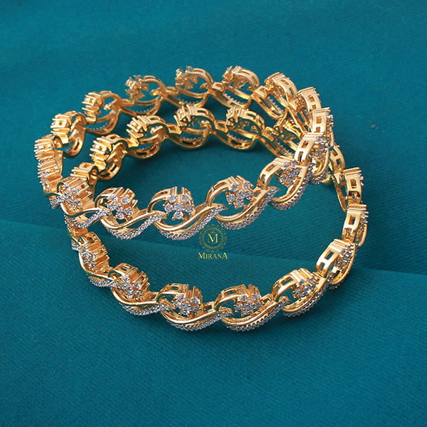 Maria CZ Designer Bangles